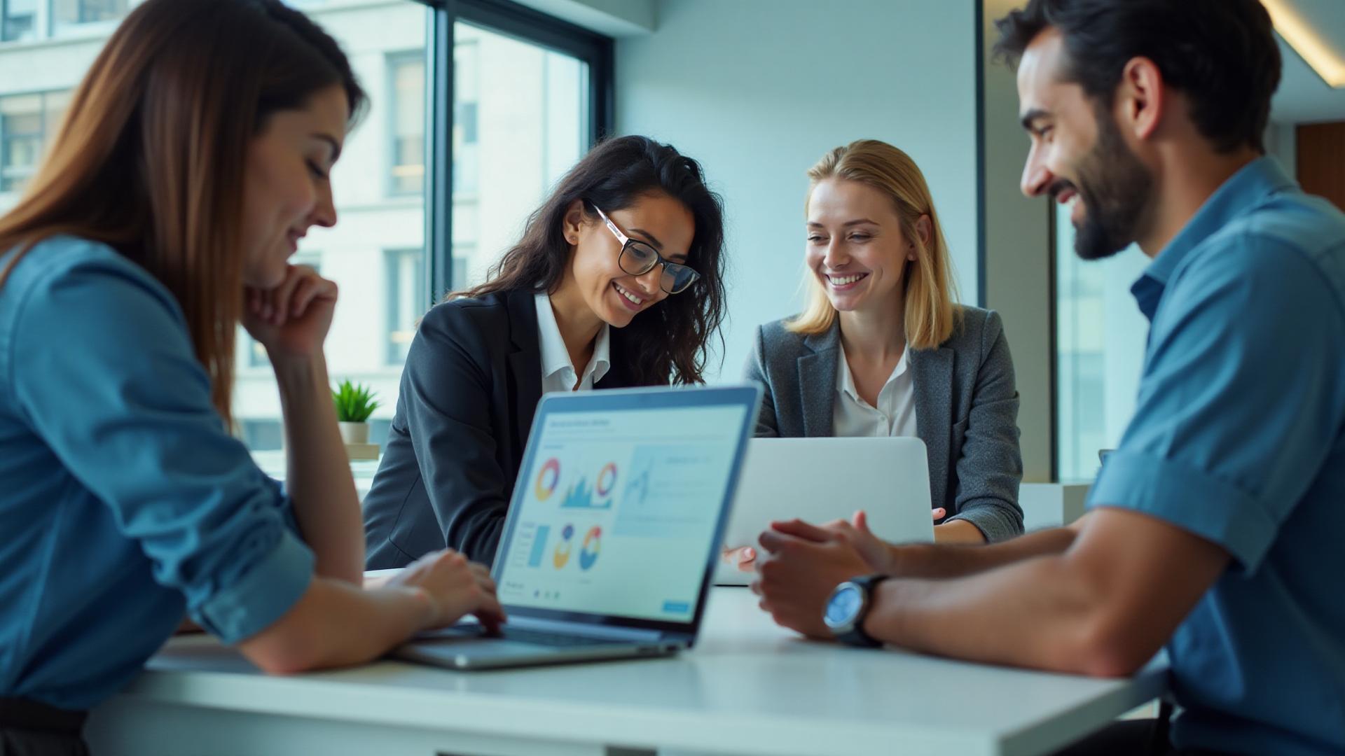 Team collaborating on HireFlow